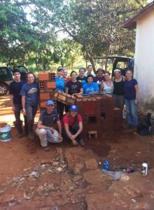 The fogone is done! - photo courtesy of Kelsey Levering