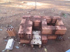 First two layers of the fogone.