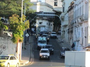 Uphill street in Asunción